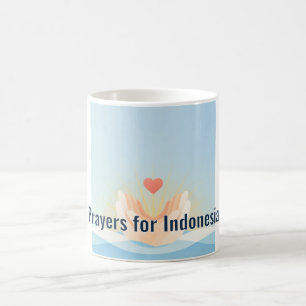 Taza de café con Oraciones por Indonesia