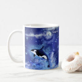 Taza de café con orcas