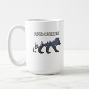 Taza de café con oso grizzly