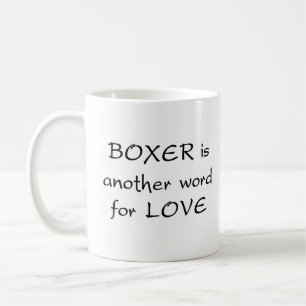 taza de café con palabra de boxeador