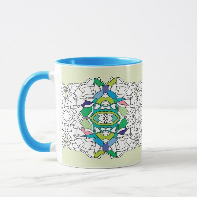 Taza de café con patrón (Izquierda)