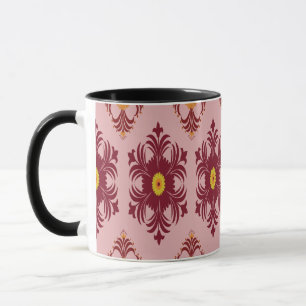 Taza de café con patrón artístico – Loza de cocina
