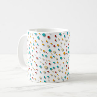 Taza De Café Con Patrón Retro Moderno Regalo