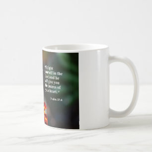 taza de café con placer usted mismo en el señor