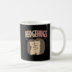 Taza De Café Con Pun De Erizo Abrazando