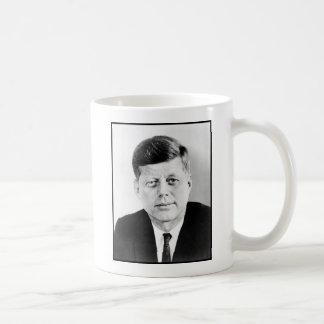 Taza de café con retrato del presidente John F Ken