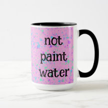 Taza De Café Con Salpicaduras De Pintura Rosa Dive