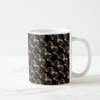 Taza de café con símbolo chino de murciélago