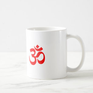 Taza de café con símbolo de OM