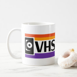 Taza de café con símbolo retro de VHS - 80s 90s