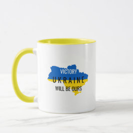 Taza de café con superposición de colores de Ucran