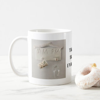 TAZA DE CAFÉ CON TEMA DE MADERA FLOTANTE