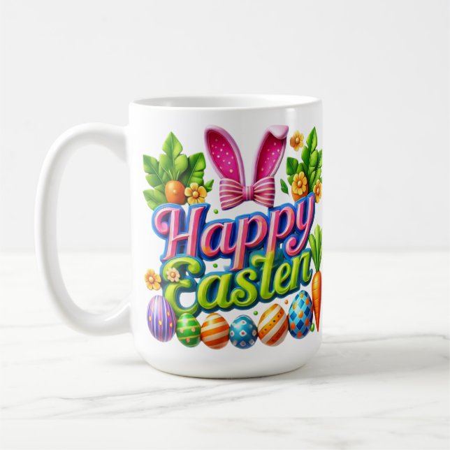 Taza De Café Con tema de Pascua  (Izquierda)