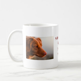 Taza de café con tema de perro