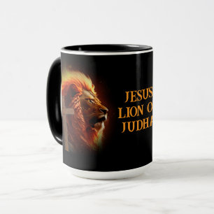 Taza de café con texto e imagen personalizados Leó
