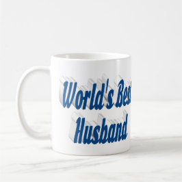 Taza de café con texto medio azul marino de Esposo