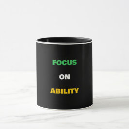 Taza de café con texto personalizado sobre orgullo