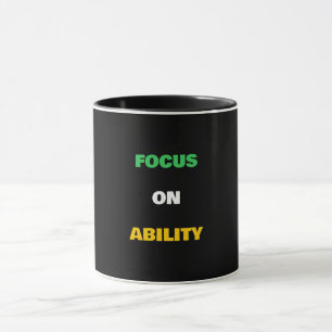 Taza de café con texto personalizado sobre orgullo