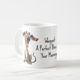 Taza De Café Con texto personalizado, 🐶whippet loco 🤪