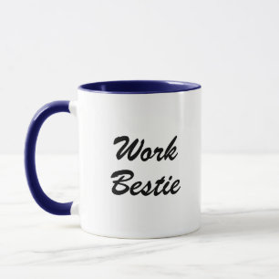Taza De Café Con Tipografía De Compañero De Trabaj