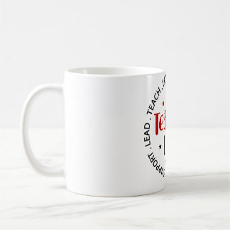 Taza De Café Con Tipografía Inspiradora De La Vida