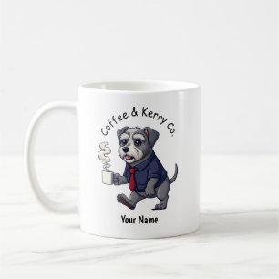 Taza de café con traje de negocios divertido Kerry