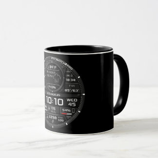 Taza de café con un diseño humorístico