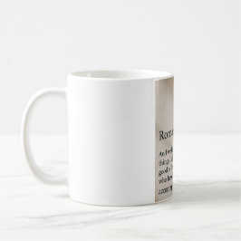 Taza de café con versículo bíblico Romanos 8:28