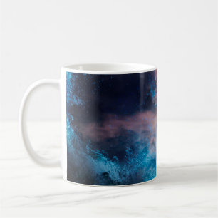 Taza De Café Concepto de arte en el concepto de "tsunami de Ban