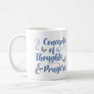 Taza De Café Conceptos De Pensamientos Y Oraciones