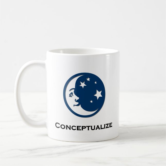 Taza De Café Conceptualizar las estrellas de la luna (Izquierda)