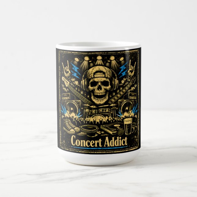 Taza De Café Concert Addict – Live Music Fan Culture (Centro)