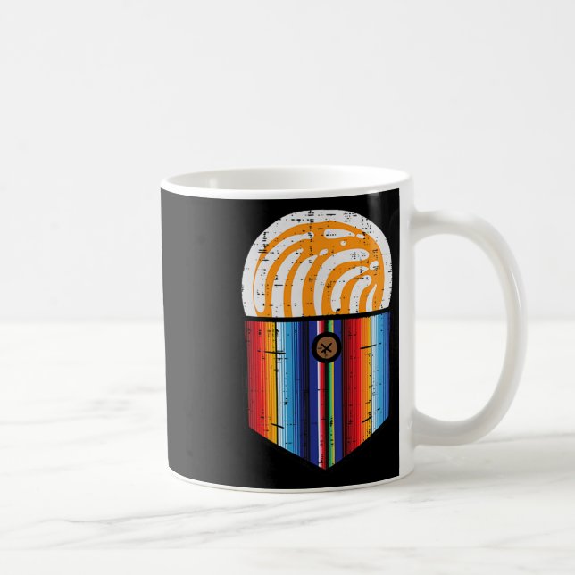 Taza De Café Conchas: el bolsillo de serape Cinco de Mayo Fiest (Derecha)