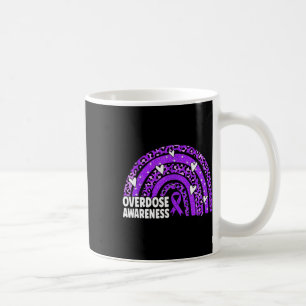 Taza De Café Conciencia Cinta púrpura Toxicomanía Na Aa 1
