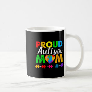 Taza De Café Conciencia de autismo aceptación mamá orgullosa au