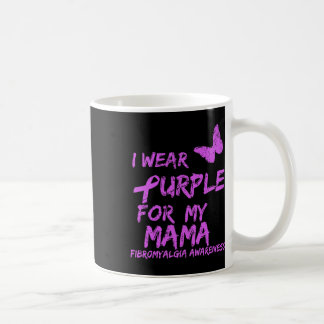 Taza De Café Conciencia De Fibromialgia Que Uso Púrpura Para Mi