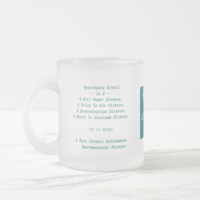 Taza De Café Conciencia de Gravis de la miastenia (Izquierda)
