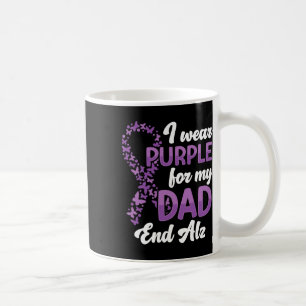 Taza De Café Conciencia De Heimerheimer Que Uso Púrpura Para Mi