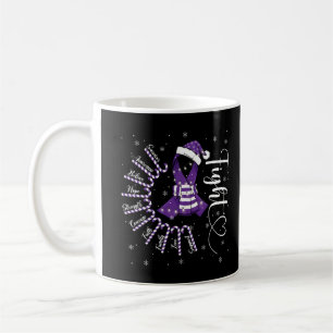 Taza De Café Conciencia de la epilepsia de la cinta púrpura San