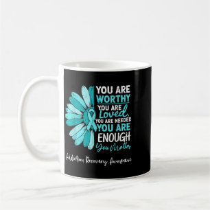 Taza De Café Conciencia de recuperación de adicción motivaciona