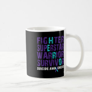 Taza De Café Conciencia de Salud Mental de Supervivientes de Lu