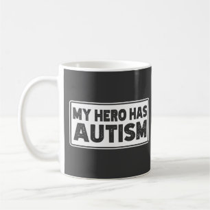 Taza De Café Conciencia del Autismo, Mi héroe tiene autismo, Ci
