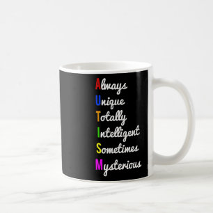 Taza De Café Conciencia del autismo siempre única
