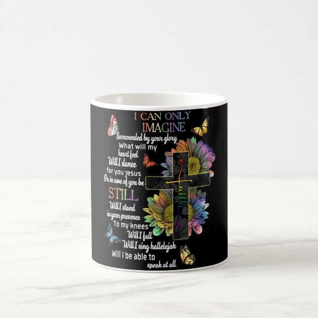 Taza De Café Conciencia del autismo Sólo puedo imaginarme a Jes (Centro)