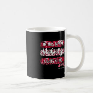 Taza De Café conciencia del cáncer de leopardo en esta familia