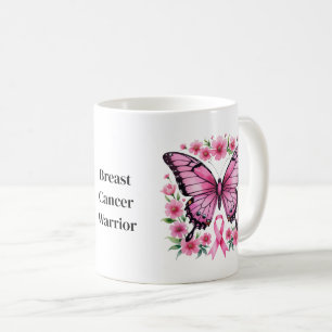 Taza De Café Conciencia del cáncer de mama rosa personalizada