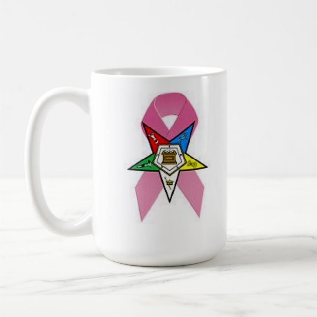 Taza De Café Conciencia del cáncer de pecho de OES (Izquierda)