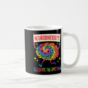 Taza De Café Conciencia del espectro cerebral de la neurodivers