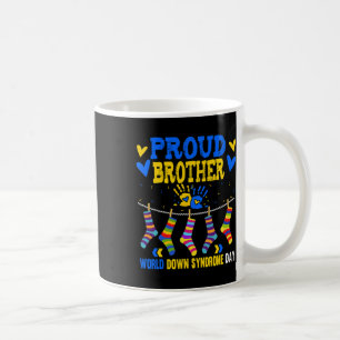 Taza De Café Conciencia del hermano sobre el síndrome de Down