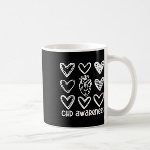 Taza De Café Conciencia del niño Enfermedad de Guerrero-corazón
